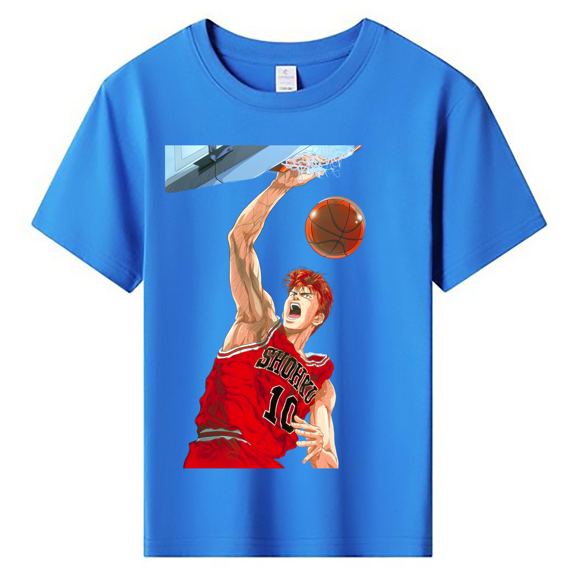 （画像用） SLAM DUNK／スラムダンク 綿100％キッズTシャツ（フロントプリント）